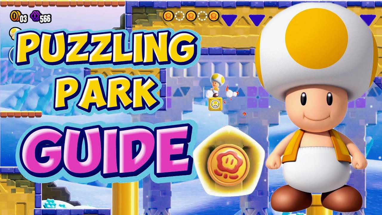 100% Flower Token Guide for Puzzling Park in Super Mario Bros. Wonder