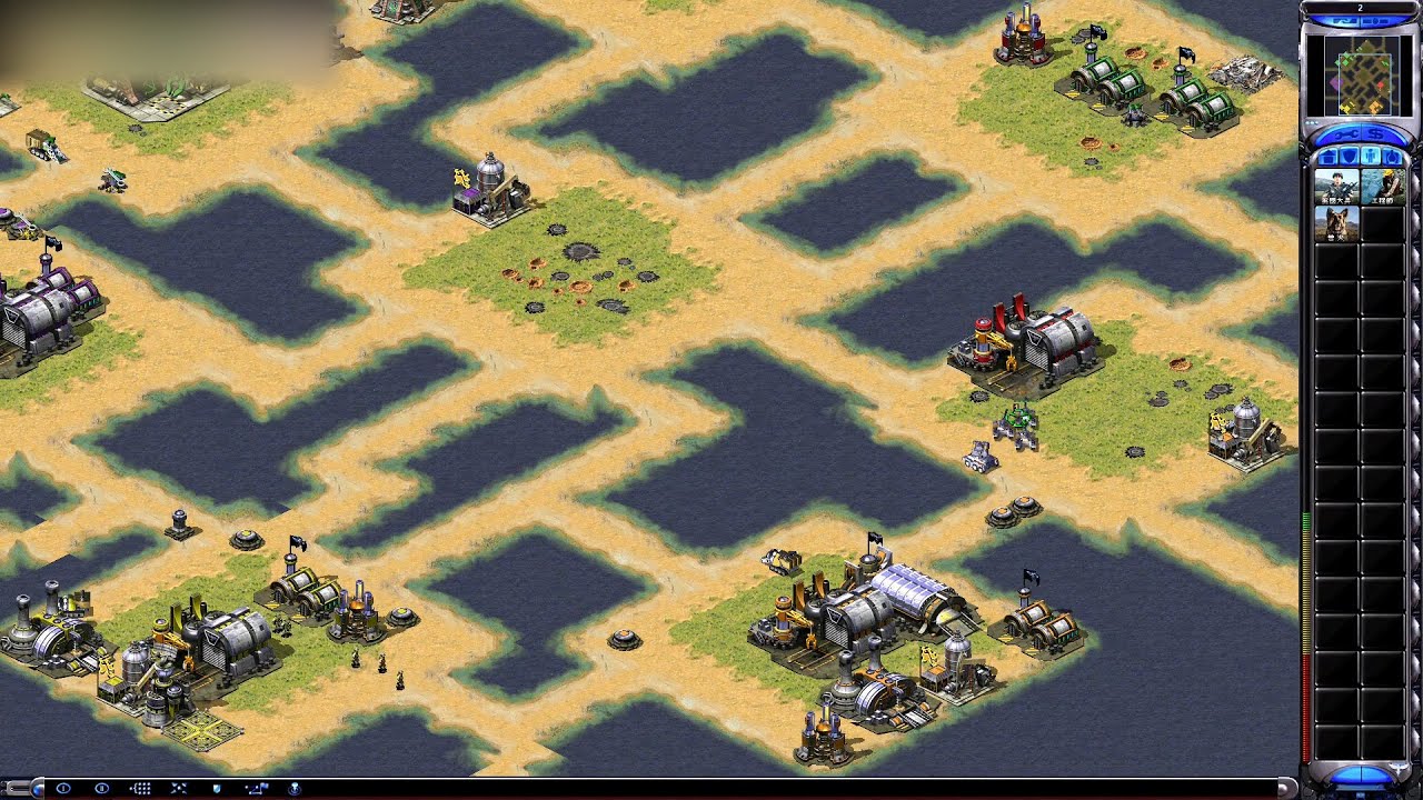 A small piece of land for each person, a wonderful land grab ！ -Red Alert2