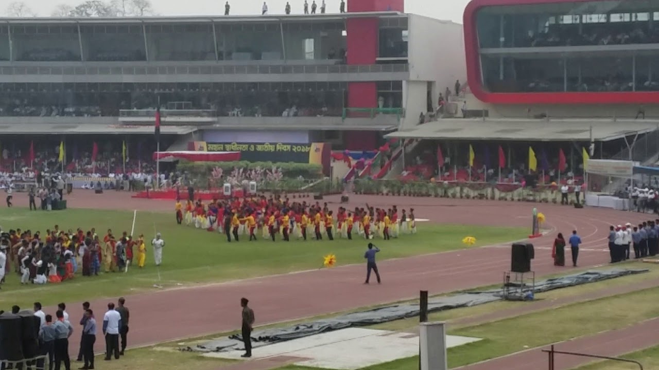 Exclusive Display 26 March Independent day 2018 at Dhaka National Stadium with songs Joy Banglar Joy