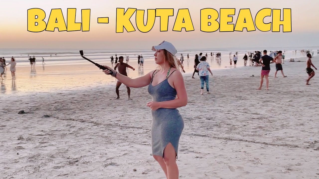 Sunset Walk at Kuta Beach, Bali: A Stunning Walking Tour 🌅
