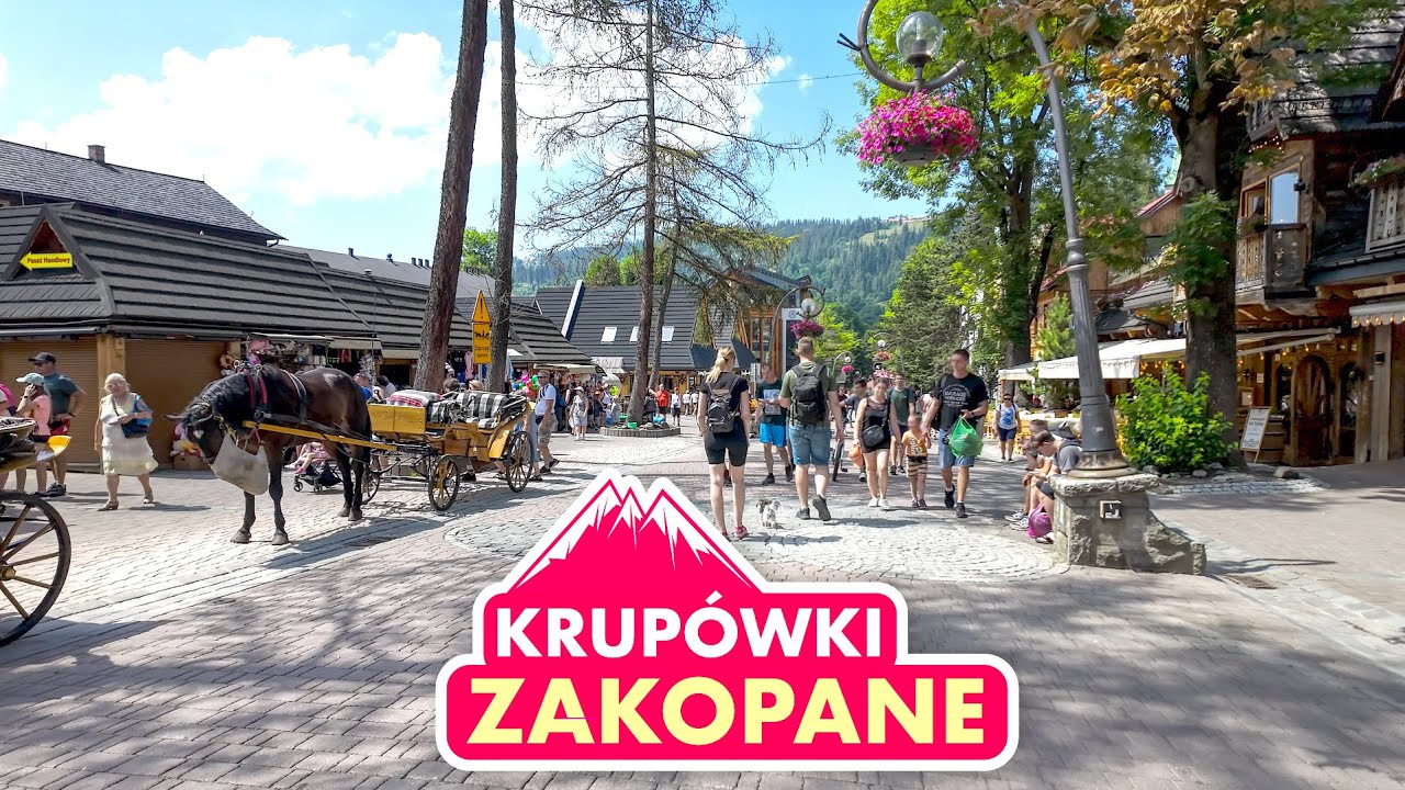 Zakopane Krupówki LATO 2024 spacer | Zakopane Krupówki 2024 | Zakopane atrakcje turystyczne