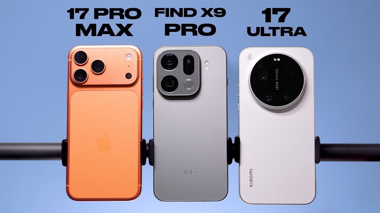 Сравнение Xiaomi 17 Ultra vs OPPO Find X9 Pro vs iPhone 17 Pro Max / ОБЗОР / СРАВНЕНИЕ