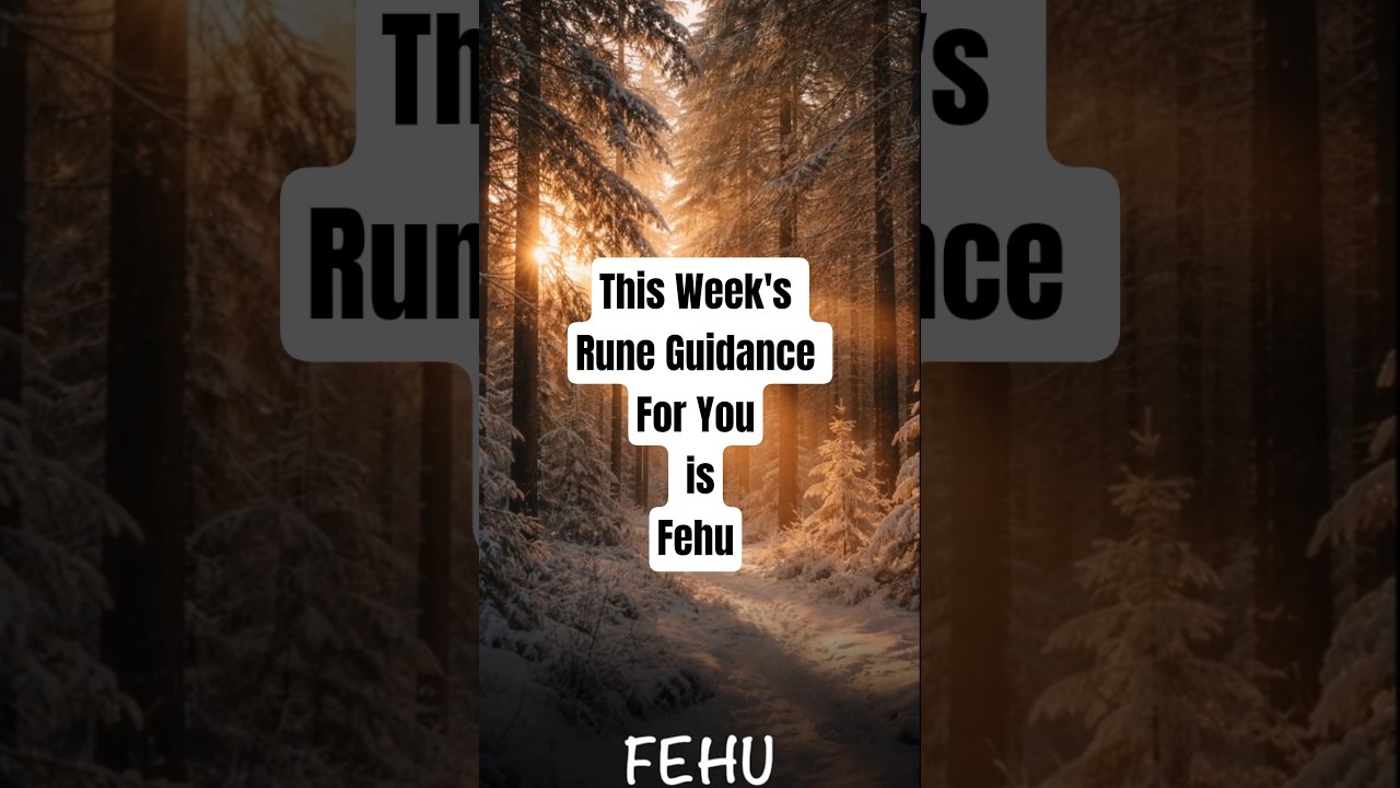 Rune Guidance. The rune FEHU 