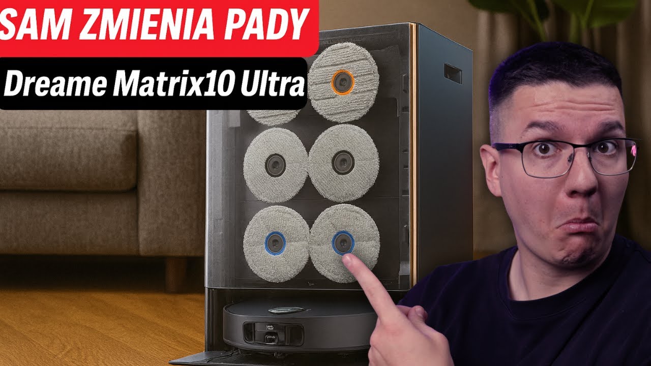 Pierwszy robot, kt&oacute;ry sam dobiera nakładki! Dreame Matrix 10 Ultra