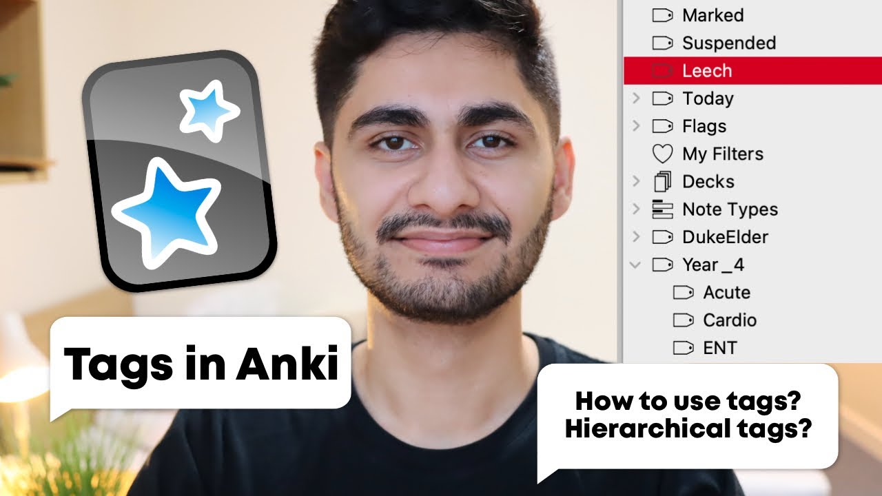 Как использовать теги для организации карточек Anki