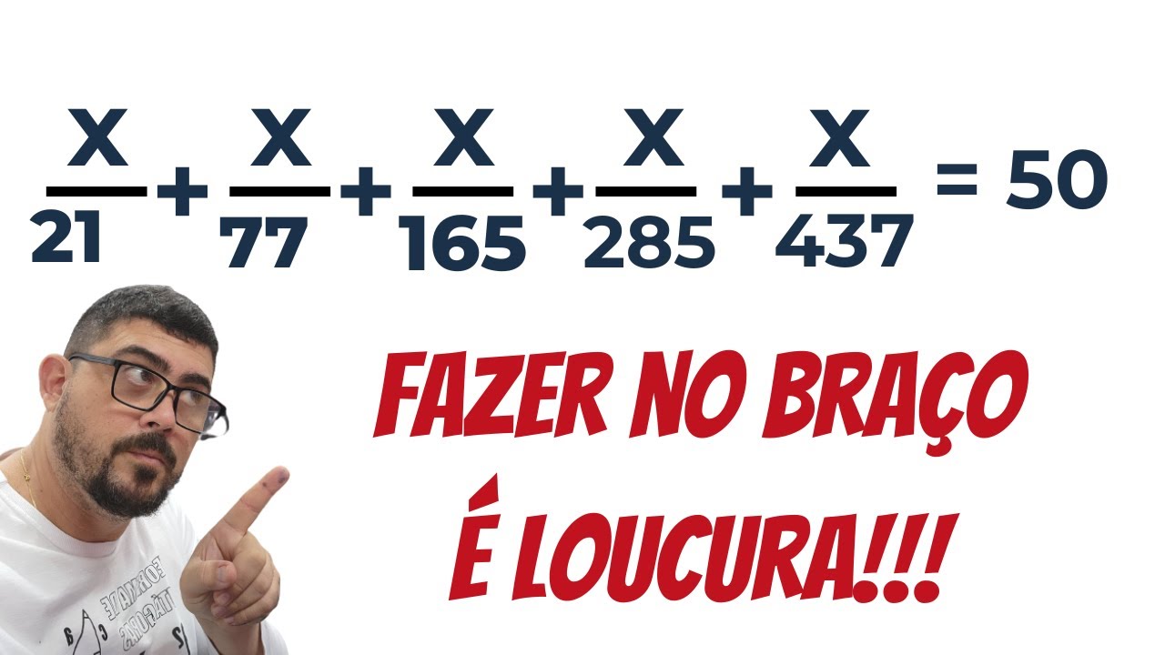 VAI BUGAR SUA CABEÇA/EQUAÇÃO SINISTRA DE RESOLVER/CONCURSOS MILITARES/COLÉGIO NAVAL/EAM/OBMEP/MAT