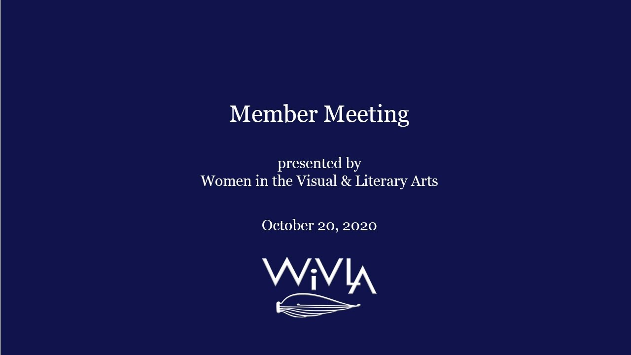 WiVLA Member Meeting with Trip Chandler: October 20, 2020