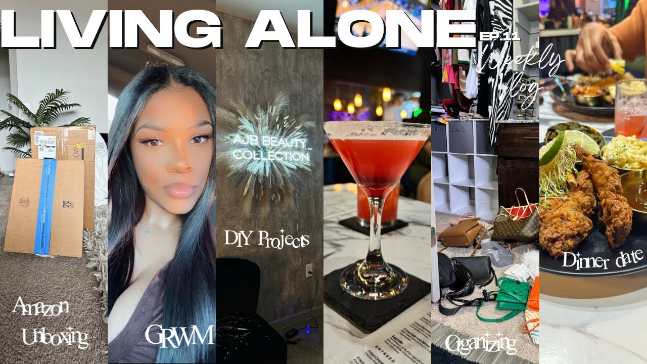 LIVING ALONE WEEKLY VLOG| EXTREME home organization + DREAM OFFICE IS COMPLETE + DIYs + Date + MORE!