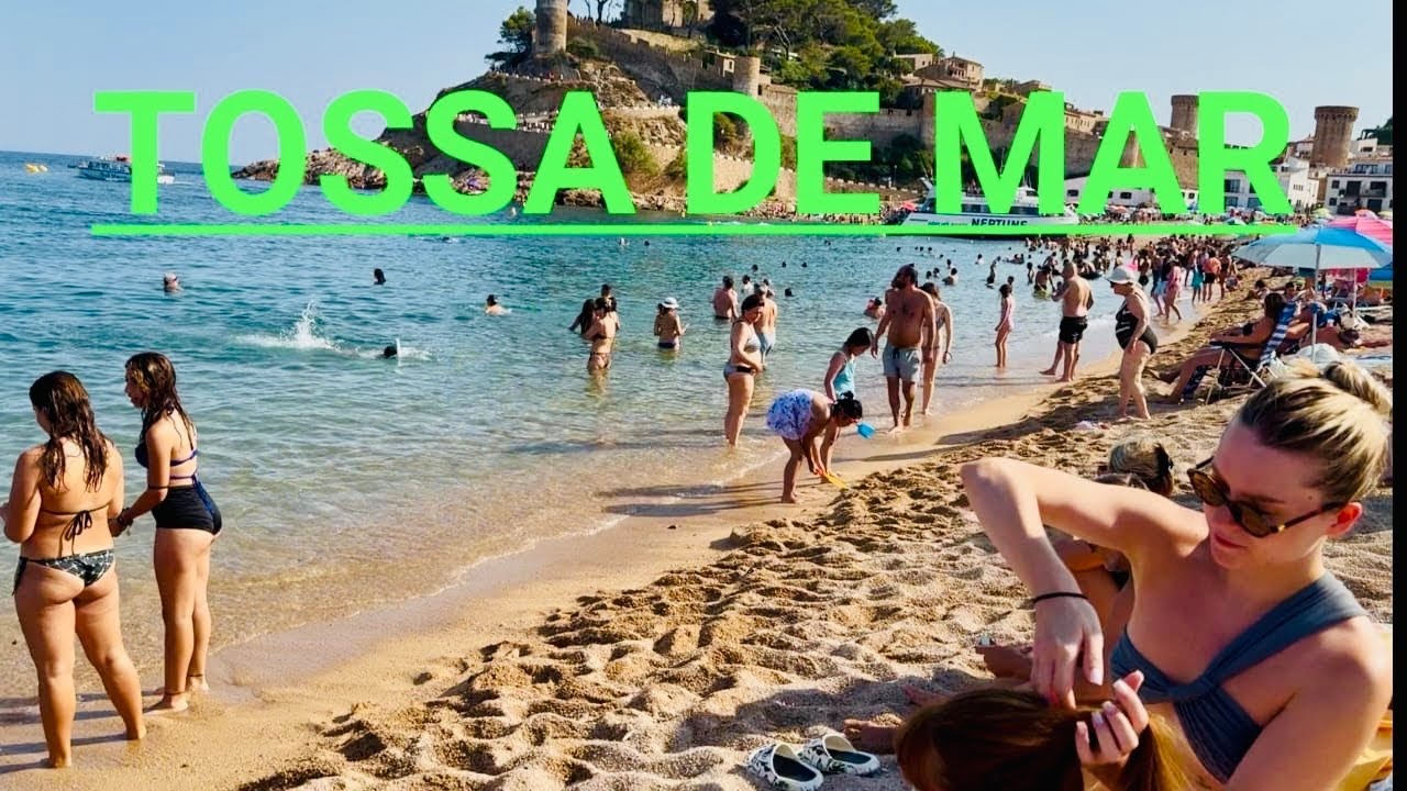 Tossa de Mar , Beach Spain 2025| Tossa,Spain-Walking Tour| 4k Tossa de Mar (Catalonia,Spain)spain 4k