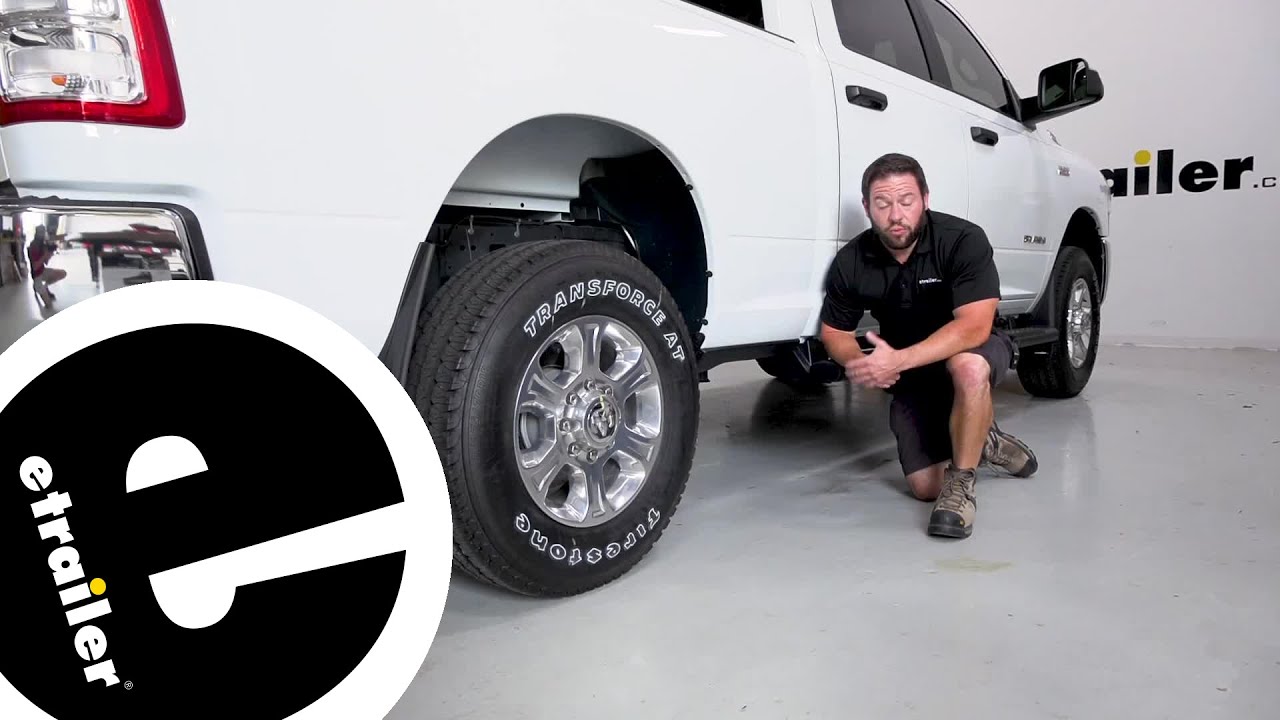 etrailer | In-Depth Review of the WeatherTech Mud Flaps-WT110108-120108