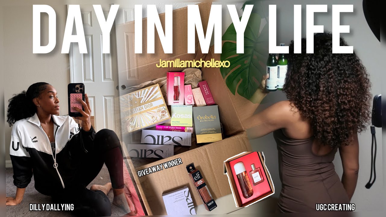 Day in the Life of a mom & UGC creator| Christmas haul| Aldi Haul, giveaway winner