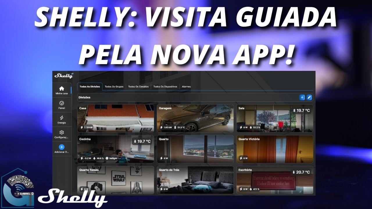 Nova aplicação Shelly em detalhe!