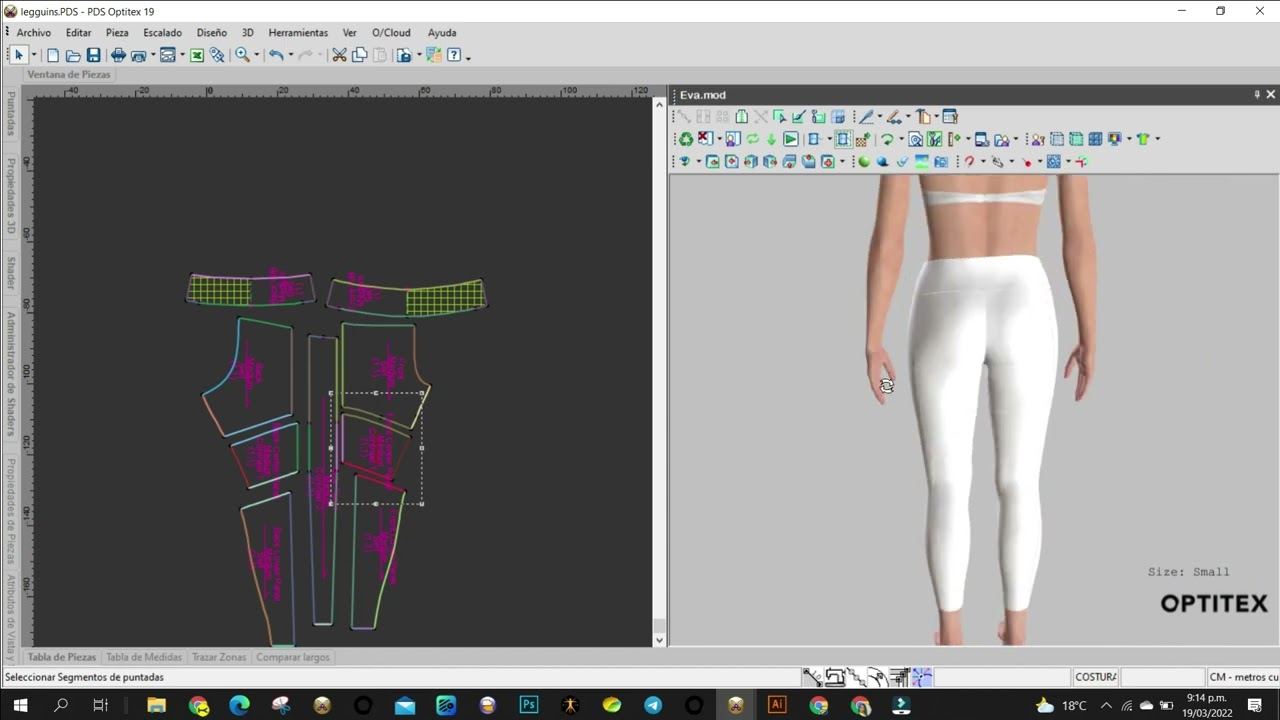 SIMULACIÓN LEGGUINS Y CHAQUETA