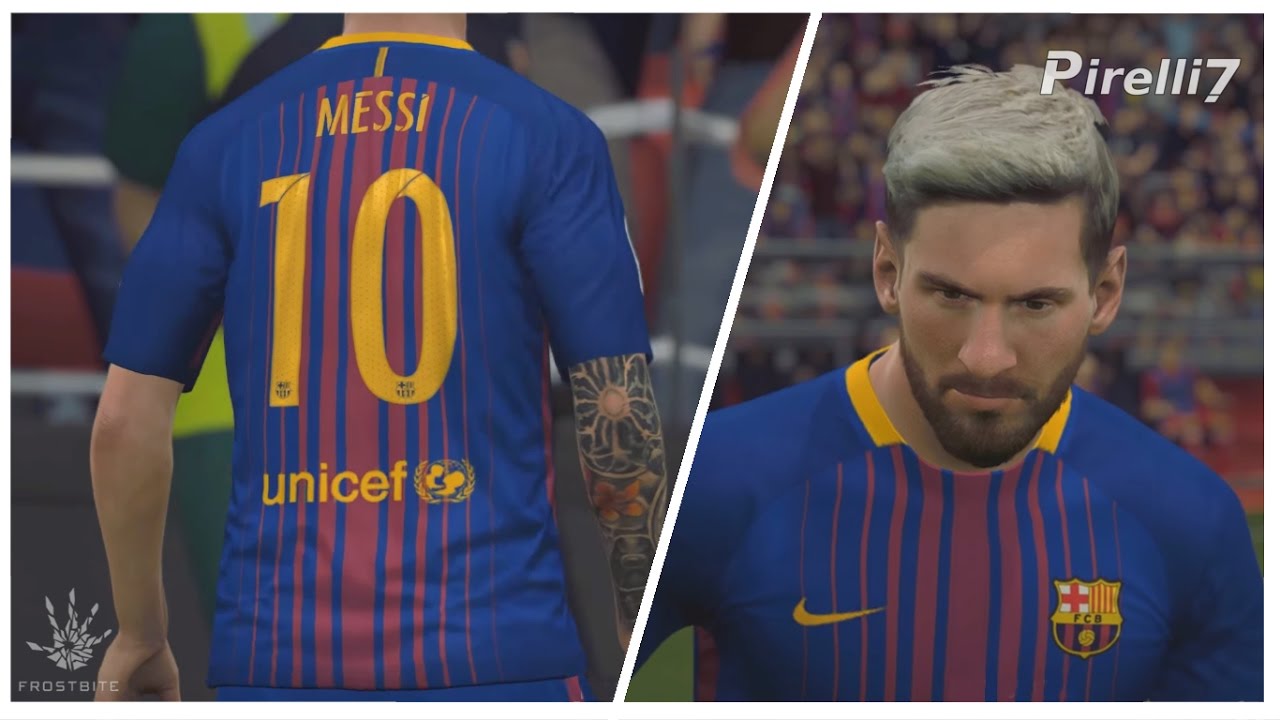 FIFA 18 New Kit Barcelona: LEO MESSI GOALS & SKILLS |1080p 60fps by Pirelli7