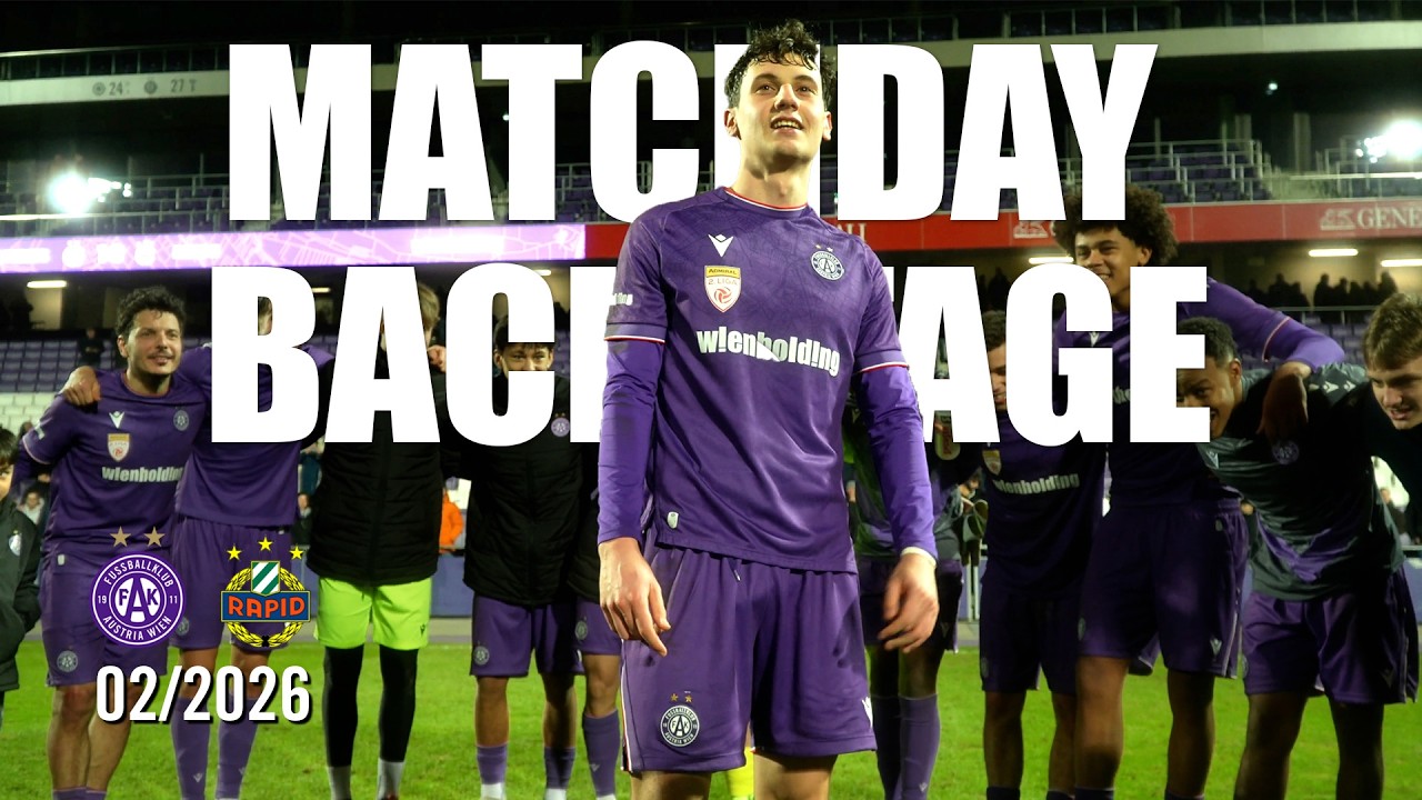 Derbysieg Backstage: Young Violets - Rapid II 1:0 (02/2026) #faklive #violatv