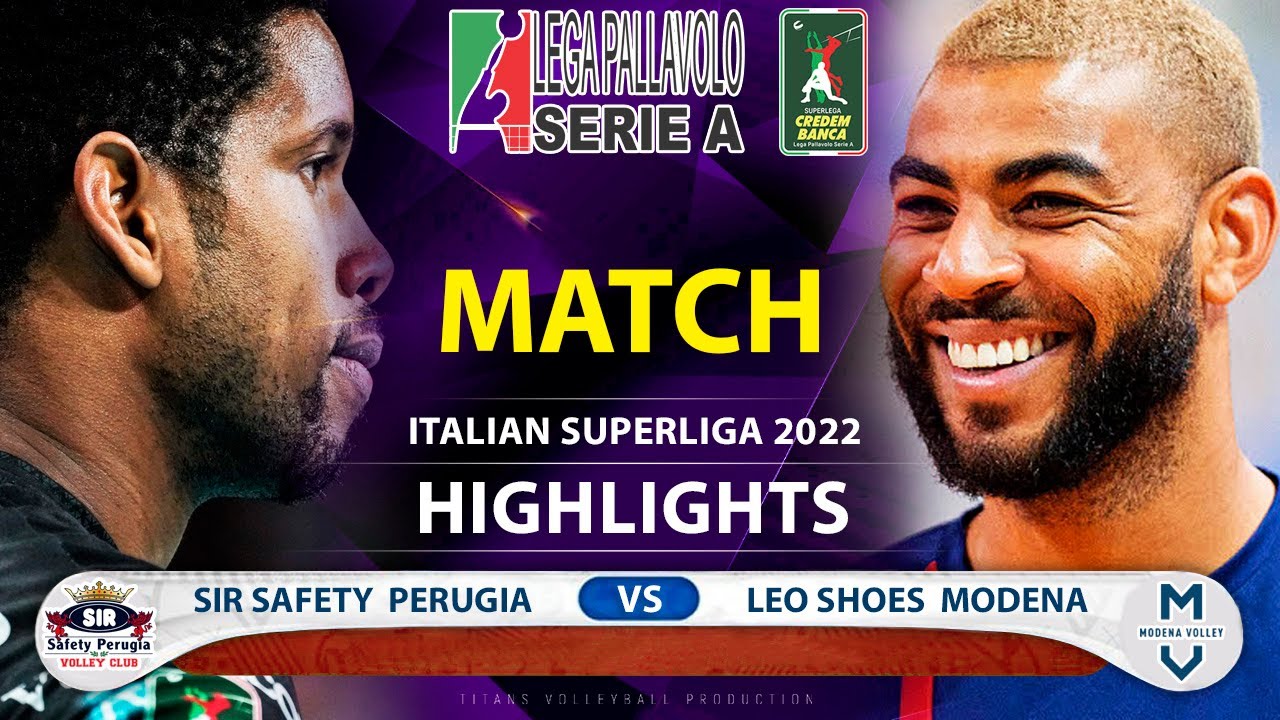 Sir Safety Conad Perugia vs Leo Shoes PerkinElmer Modena - Highlights Italian Superliga - 2022