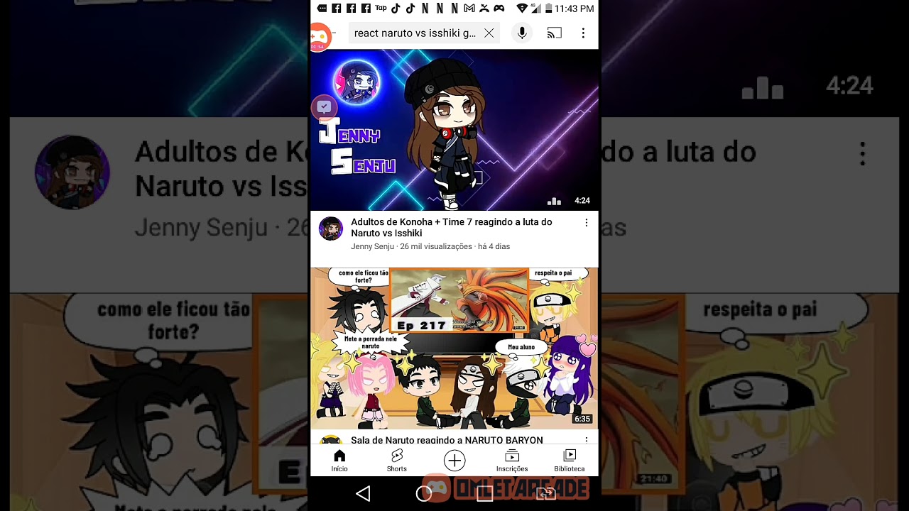 reagindo a naruto vs isshiki (video da jenny senju)leia a descri&ccedil;ao