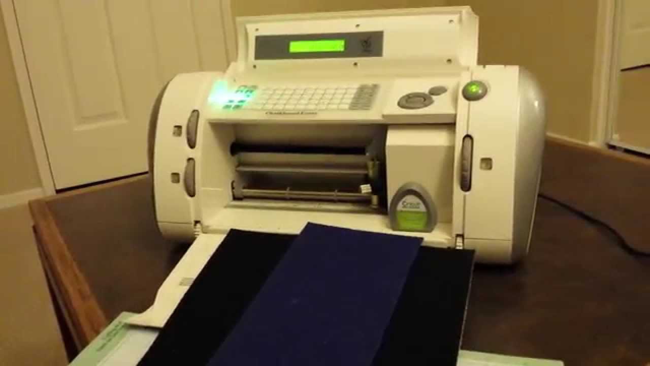 Cricut Personal Cutter CRV001- Vol 5 (Cutting Felt Test)