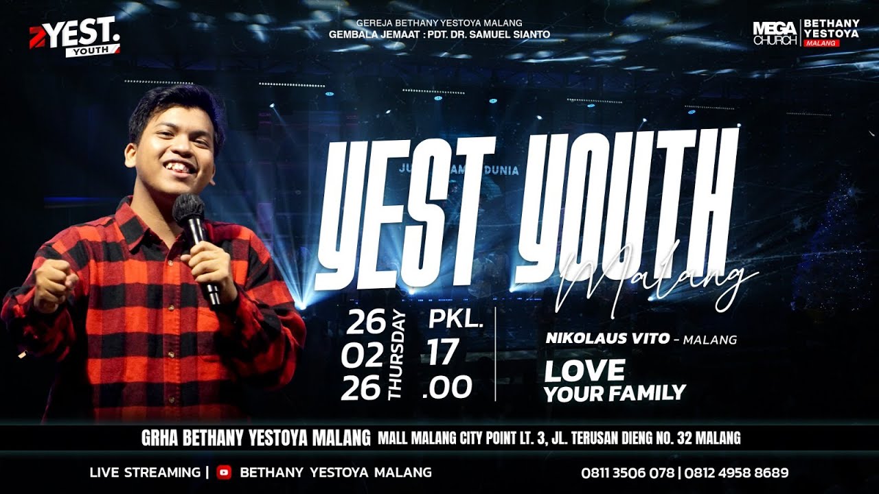 YEST YOUTH MALANG On-Site Service - 26 Februari 2026 - Nikolaus Vito