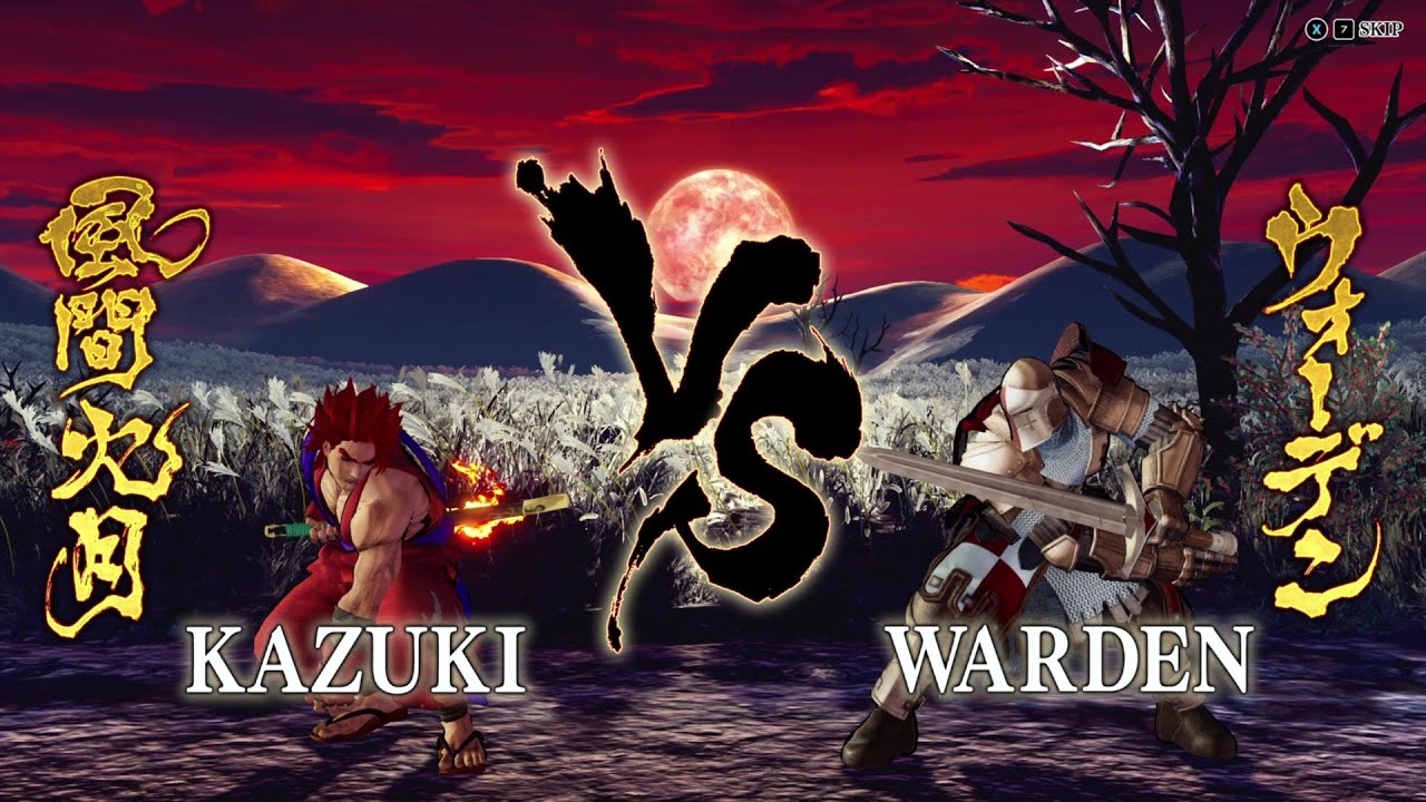 Samurai Shodown - Kazuki VS Warden