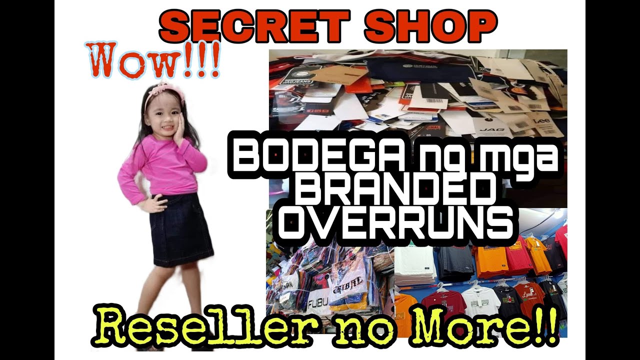 OVERRUNS SECRET SHOP BODEGA MALL PULL-OUT