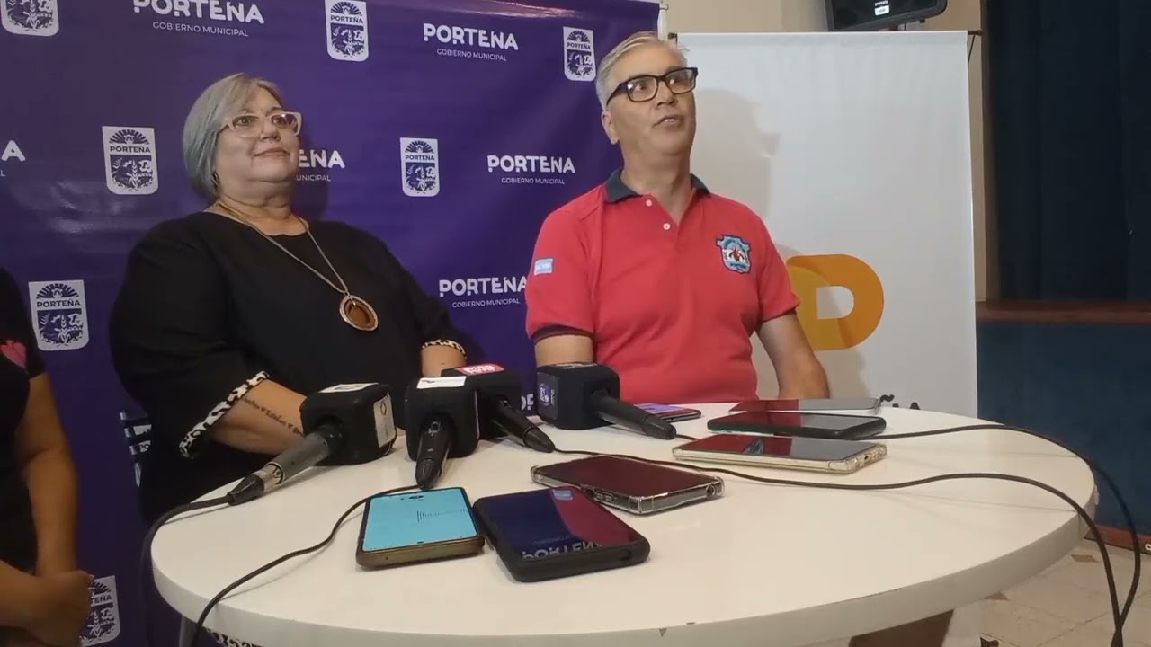 PORTEÑA / En conferencia de Prensa se brindaron detalles de los Carnavales del Sábado. 