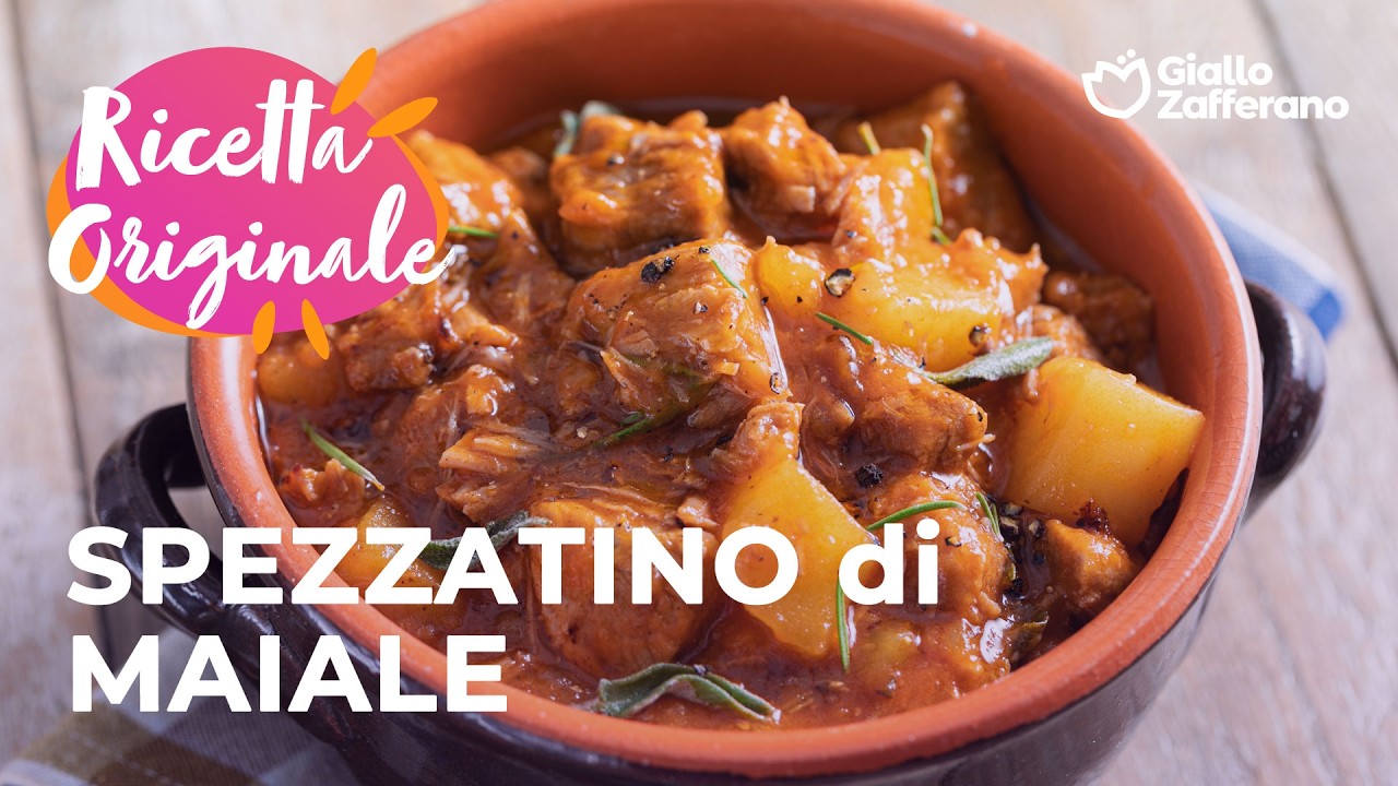 SPEZZATINO di MAIALE - tenero e saporito✨🍲🥖