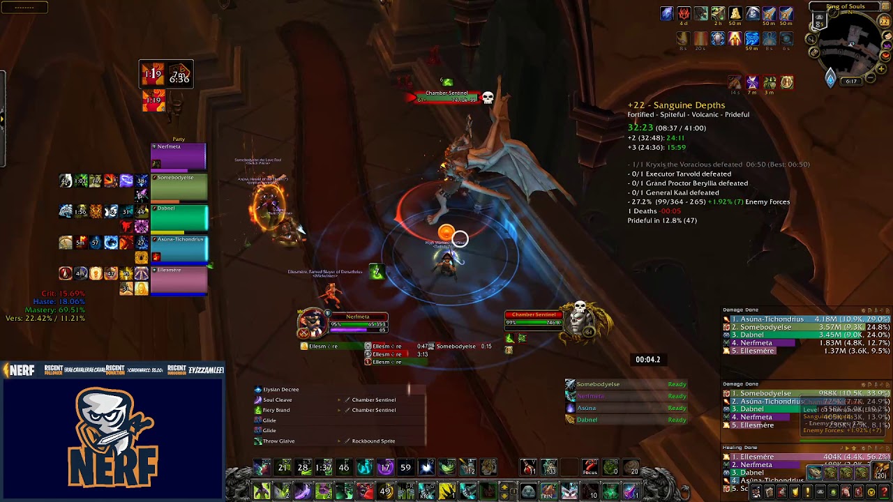 WORLD FIRST +22 SANGUINE DEPTHS - Vengeance DH POV | NerfTankTV