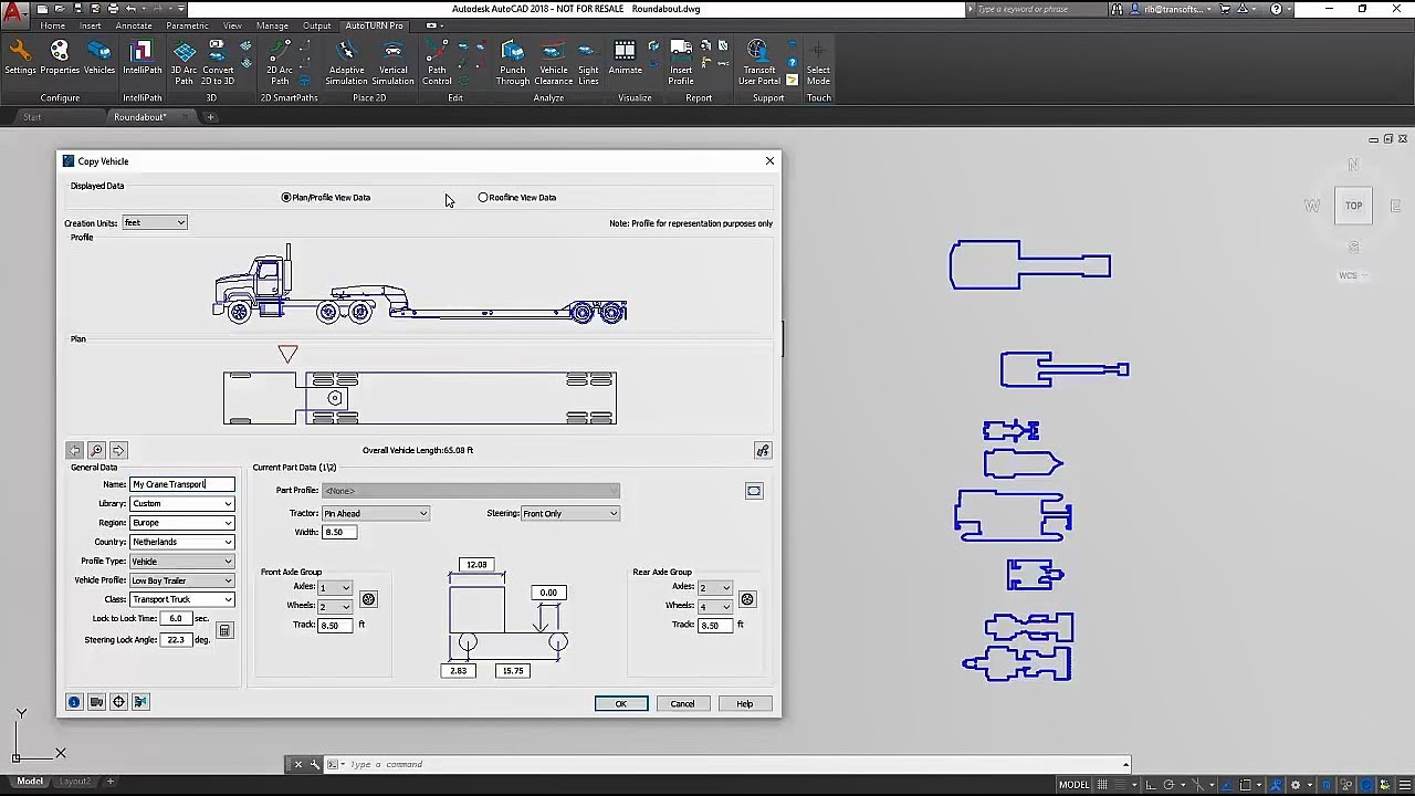 How to Create Custom Vehicles in AutoTURN