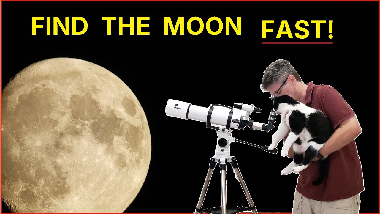 I Can't Find The Moon With My Telescope!  Help! #eclipse