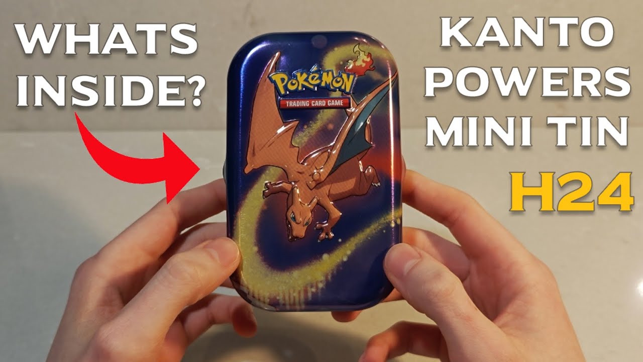 Opening Pokémon Kanto Powers Mini Tin (H24) What’s Inside?!