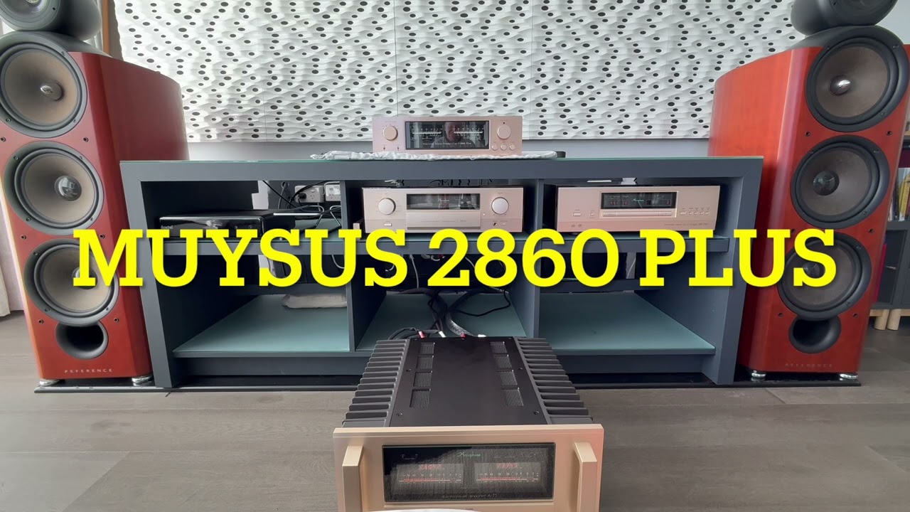 Musys 2860 plus and Accuphase 2850 comparison