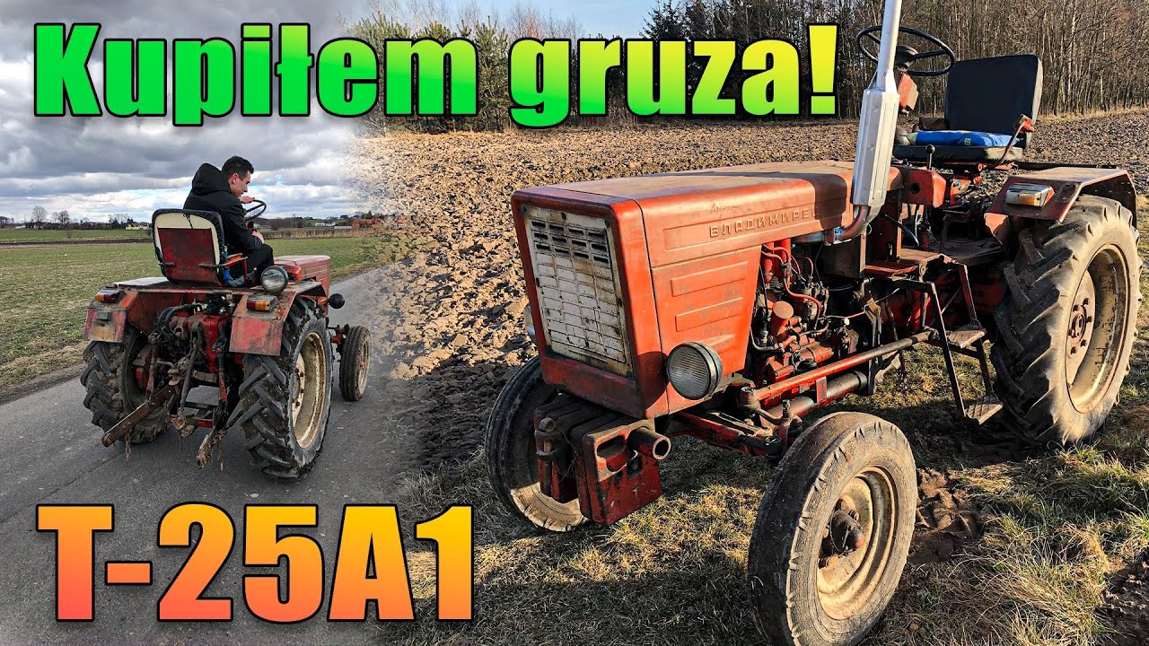 KUPIŁEM WŁADIMIRCA T-25A1 z 1976 roku! Radziecki ciągnik na moim gospo!😵 [Matheo780]