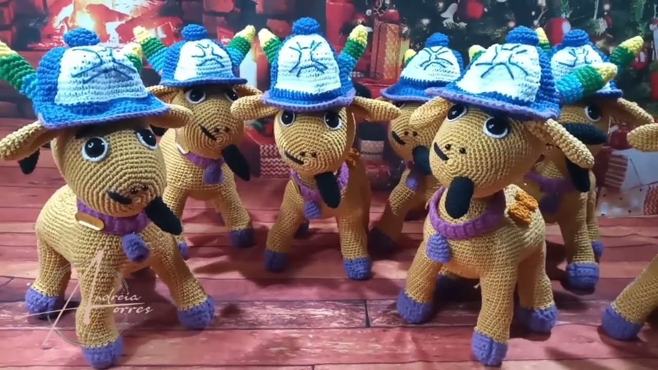 PARTE 8/8- MONTANDO A CABRA AMIGURUMI/ EMBALAGEM/ FRETE.