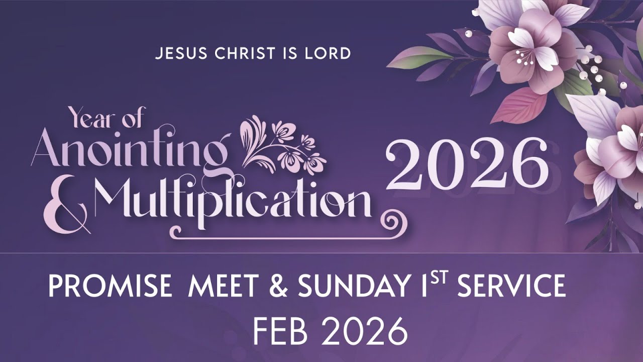 LIVE I PROMISE MEET | SUNDAY SERVICE |FEB 2026 I PASTOR C. J. SAMUEL