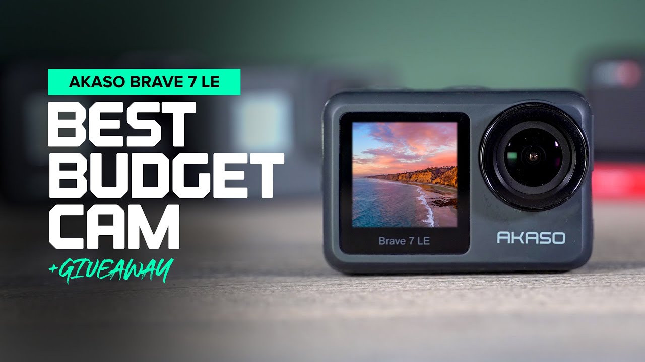 Best Budget Action Camera - AKASO Brave 7 LE + GIVEAWAY