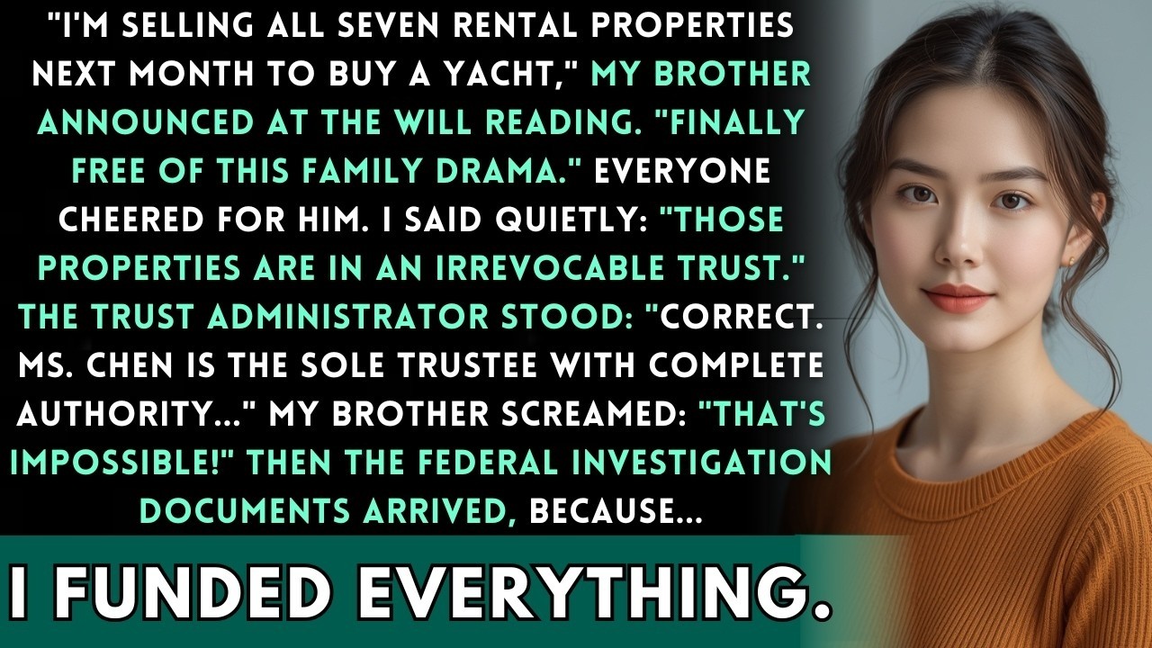 Brother Announced “I’m Selling All Rentals Next Month”—They’re in a Federal Trust I Control
