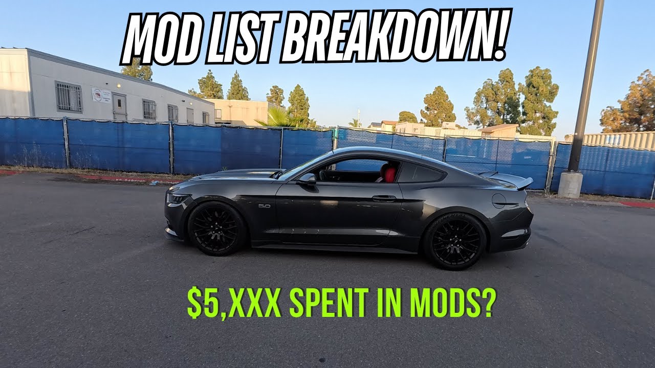 Every Mod Done to My 2017 Mustang GT So Far!