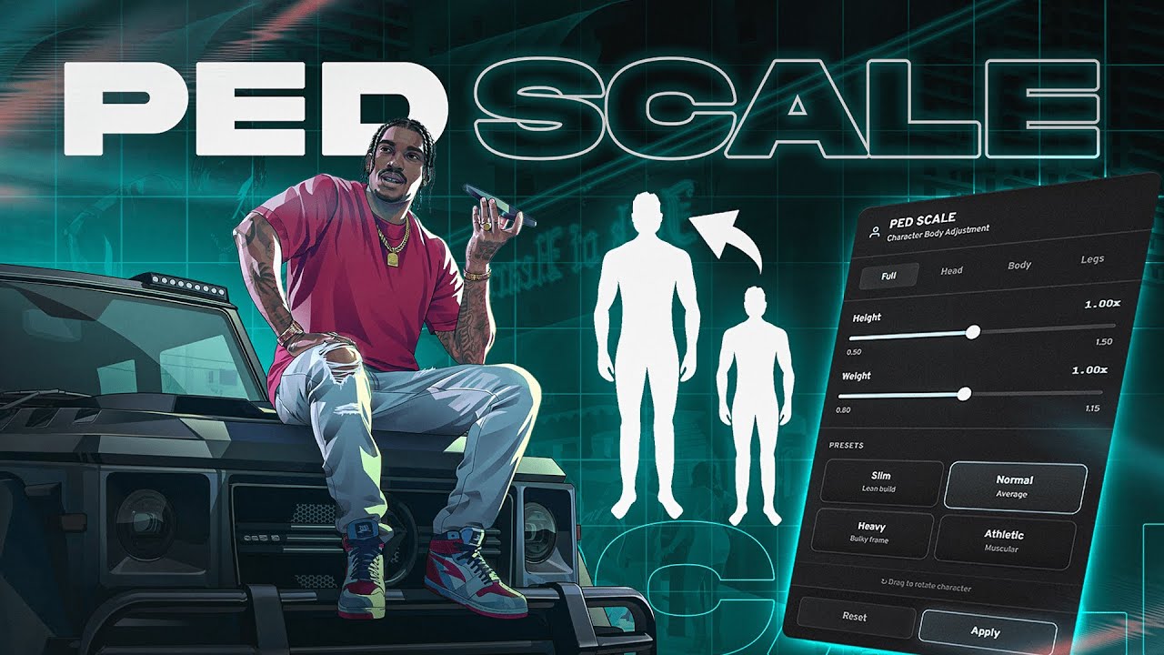 FiveM Realistic Ped Scaling System (Height & Weight)
