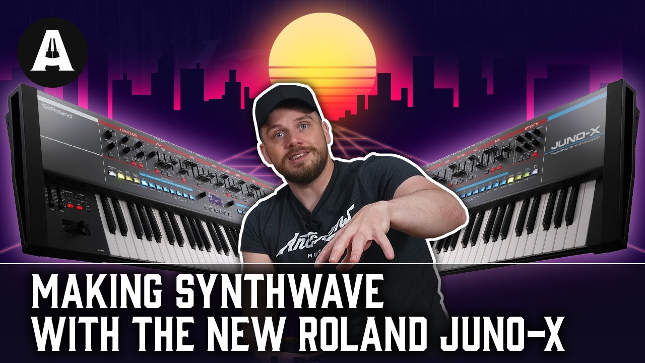 Создание Synthwave на Roland JUNO-X — основы звукового дизайна!