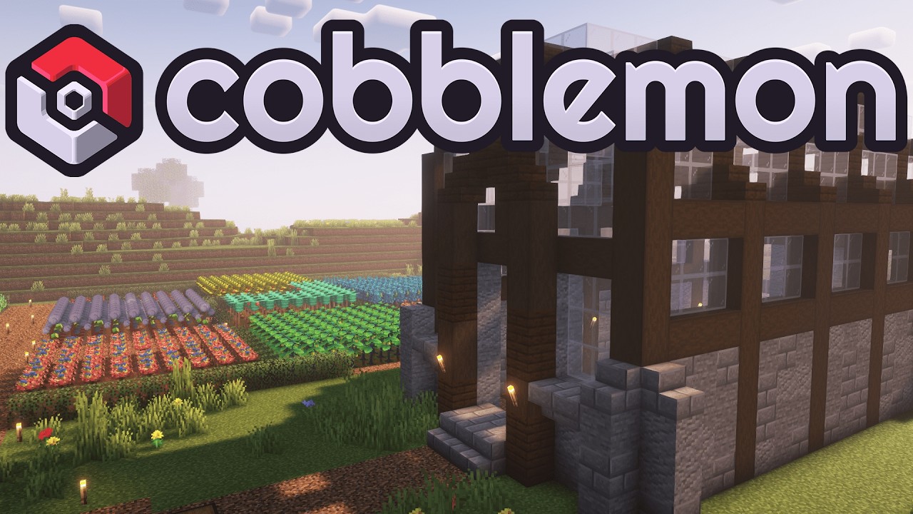 How I Built The BIGGEST Berry Farm in COBBLEMON!