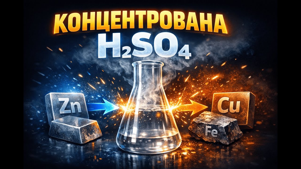 Особливості взаємодії металів з концентрованою сульфатною кислотою