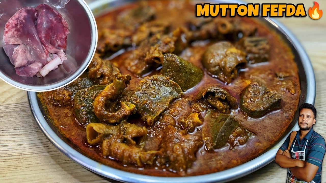 Mutton Fefda 🔥 | Ultimate Goat Lungs Curry Recipe | Masaledar Mutton Fefda Recipe | Bakre Ka Fefda