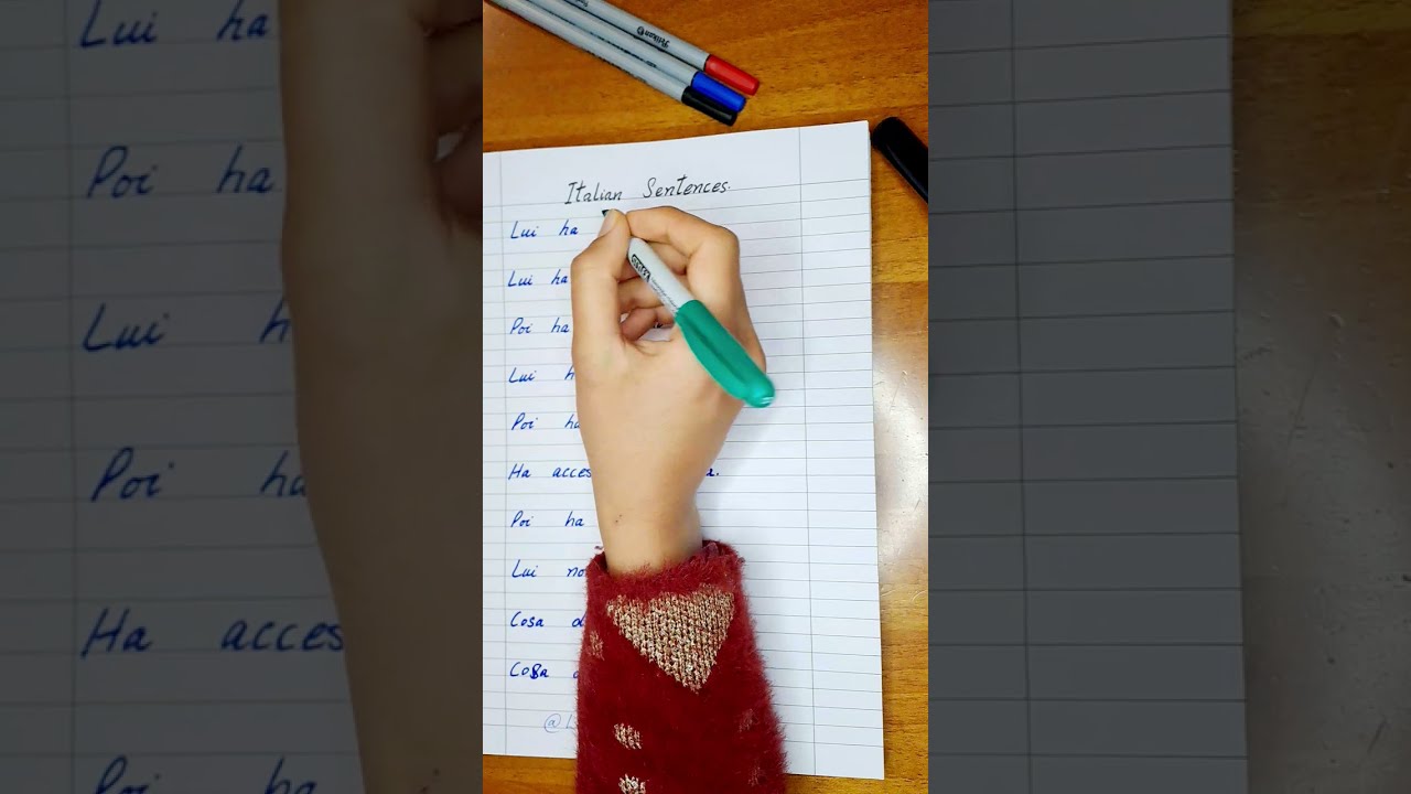 Learn italian short sentences with English translation | Italian language
