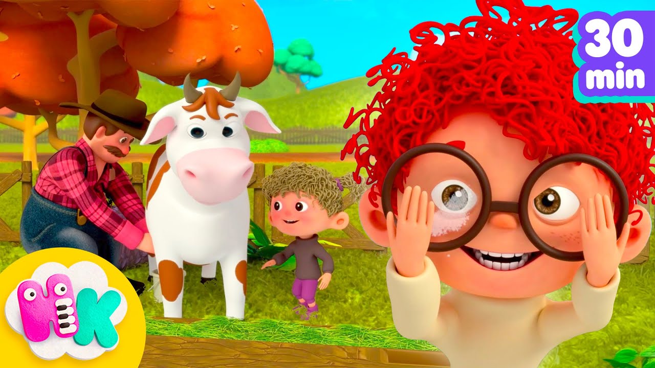 Les Animaux de la Ferme 🐓🐷 Chanson pour Bébés | HeyKids en Français