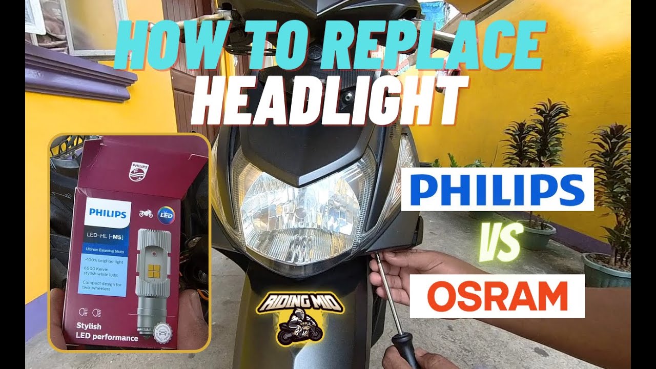 How To Replace LED Headlight │ Yamaha Mio 125s │ Philips T19