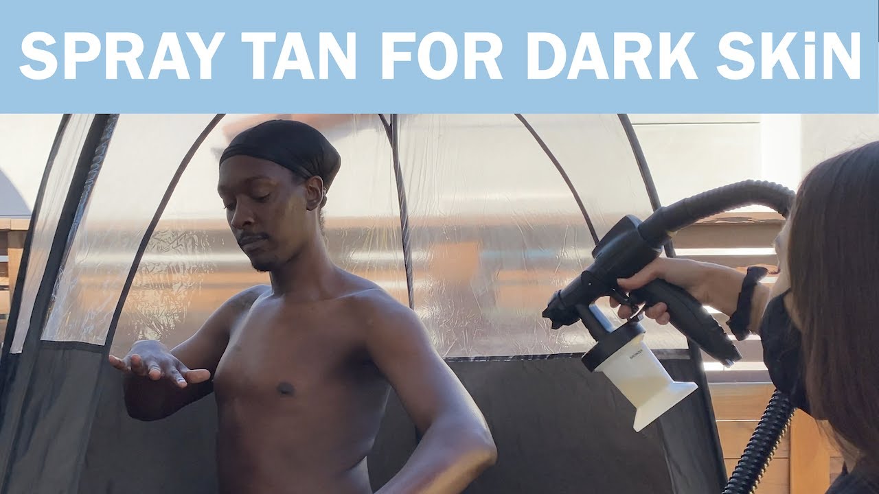 Dark Skin Spray Tan & Self Tanner: Is It Worth It? #TerrellTries
