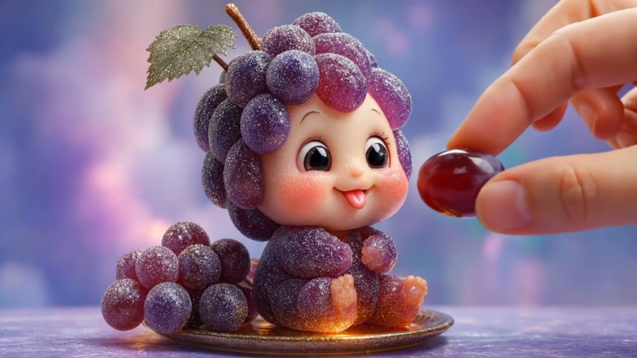 [AI ASMR] Baby chewing sound | Which baby do you want to live with? 🍇🍦 Soft and relaxing sound 💖✨