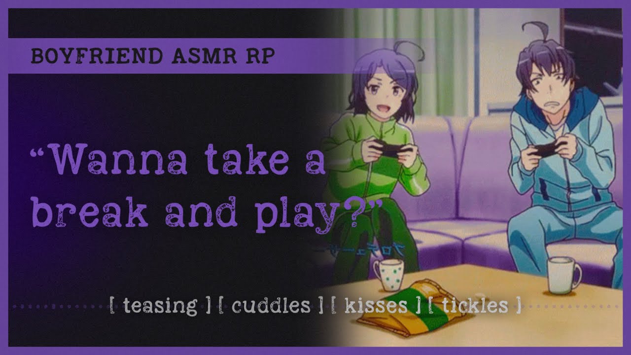 Gaming with your boyfriend (ASMR RP M4A) 🎮 [teasing] [cuddles] [kisses] [tickles]