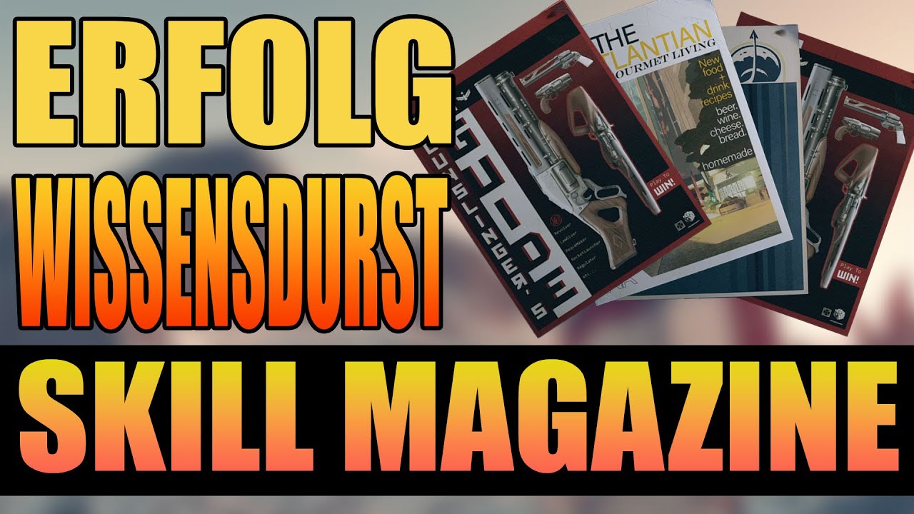 Starfield Guide - ALLE 20 Skill Magazine für den Erfolg - Wissensdurst - Mehr tragen - Mehr Schaden